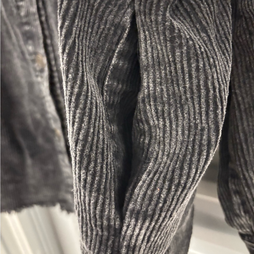 LA MIEL Black Corduroy Lightweight Jacket - Picture 9 of 11